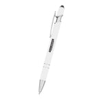 Roslin Incline Stylus Pen in Recycled ABS, Blue Ink Full Color - Silk Screen