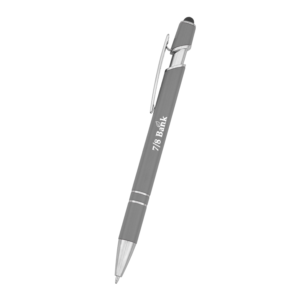 Roslin Incline Stylus Pen in Recycled ABS Full Color - Gray - Silk Screen