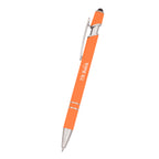 Roslin Incline Stylus Pen in Recycled ABS Full Color - Orange - Silk Screen