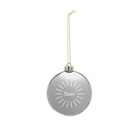 Round Disk Ornament in Chrome - Pad Print
