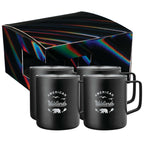 Rover Camp Mug Gift Set of 4, 14 oz - Black - Front 2