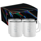 Rover Camp Mug Gift Set of 4, 14 oz - White - Front 2