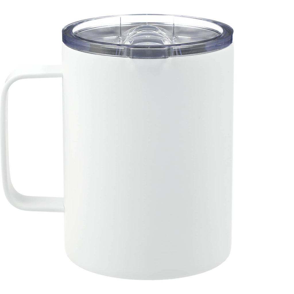 Rover Vacuum Insulated Camp Mug, 14 oz - White - Back