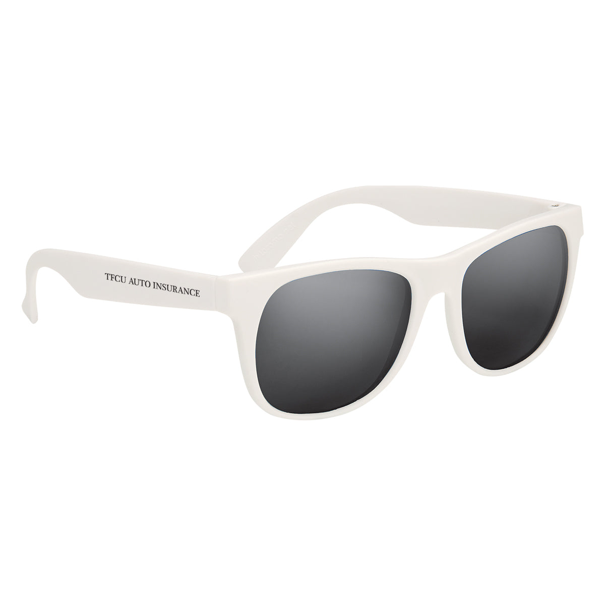 Rubberized Sunglasses, Mirrored - Silk Screen