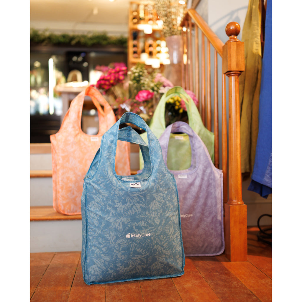 RuMe Recycled Packable Tote, Medium Transfer - Cool Matcha - View 7