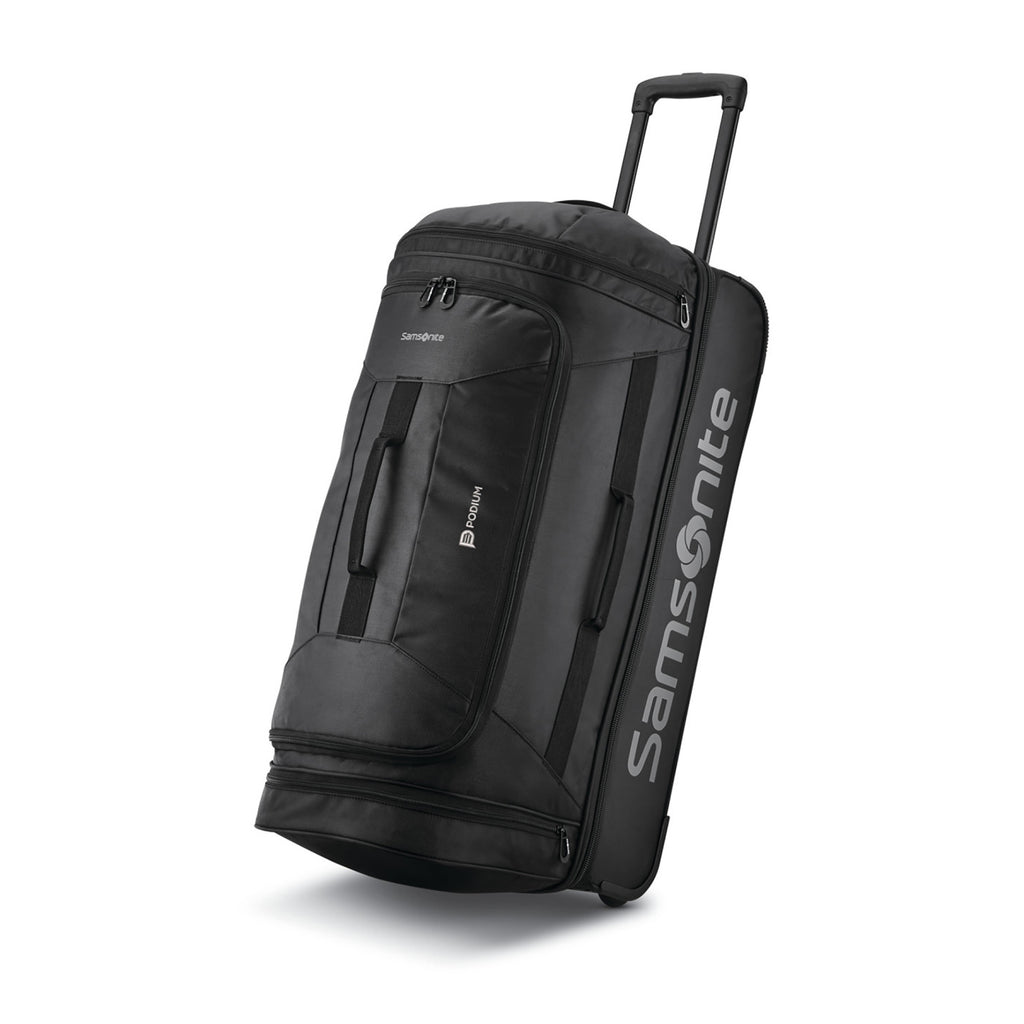 Samsonite Andante Drop Bottom Wheeled Duffel, 28 Inches Transfer - Black - View 1