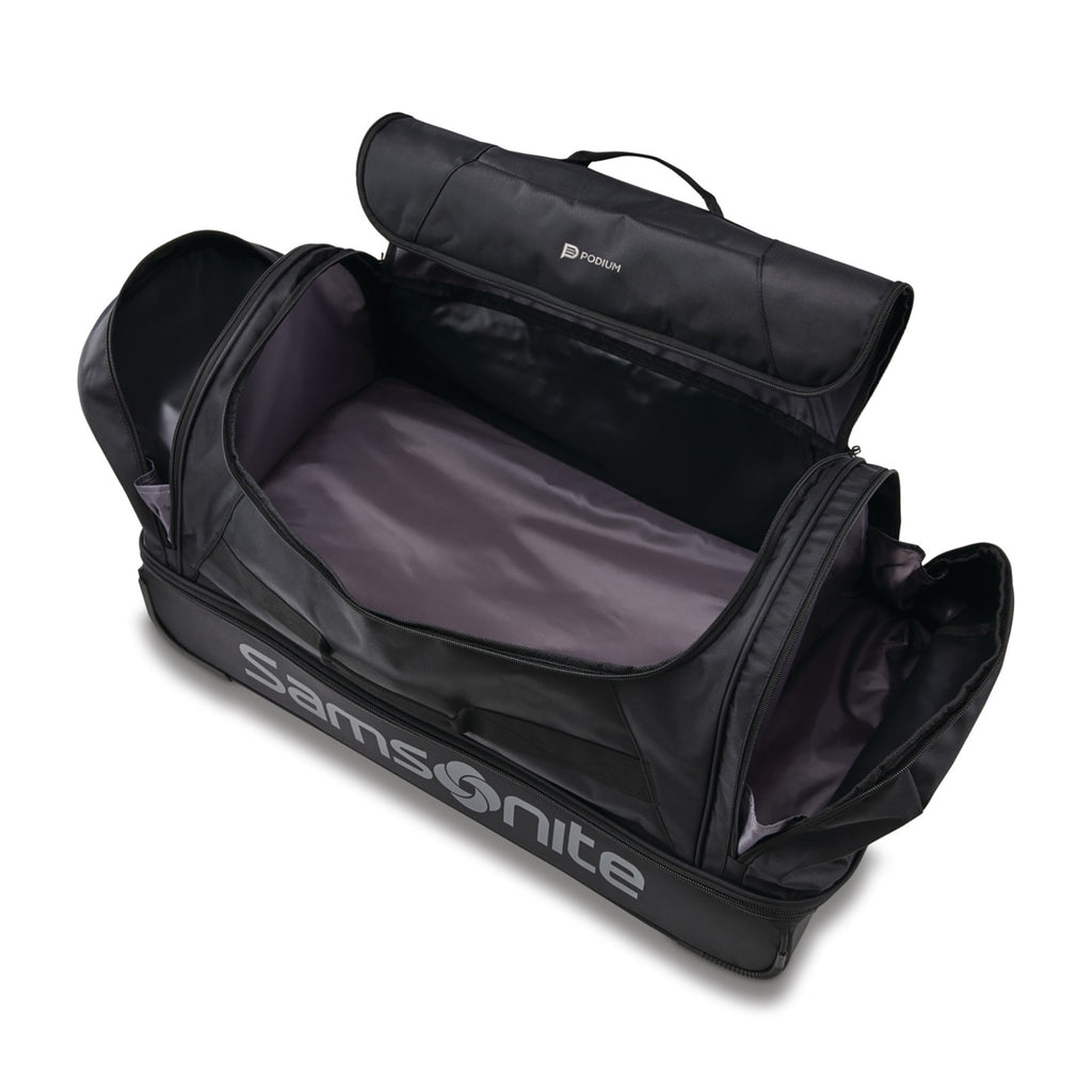 Samsonite Andante Drop Bottom Wheeled Duffel, 28 Inches Transfer - Black - View 10