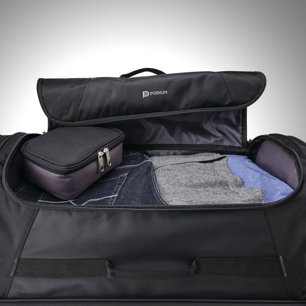 Samsonite Andante Drop Bottom Wheeled Duffel, 28 Inches Transfer - Black - View 14