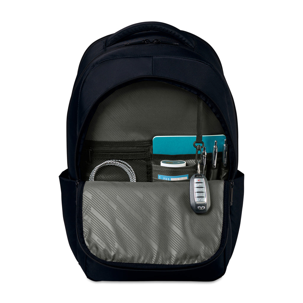 Samsonite Fox Chapel Laptop Backpack with Tablet Pocket Embroidery - Black - View 3