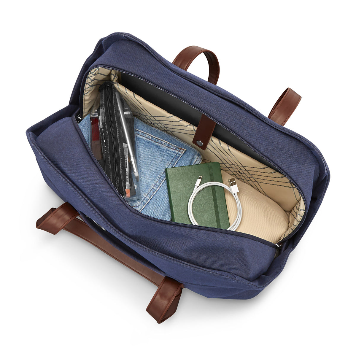 Samsonite Virtuosa Recycled Wheeled Duffel Transfer - Navy - View 7