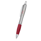 Satin Pen, Custom Printed Full Color - Red - Full Color