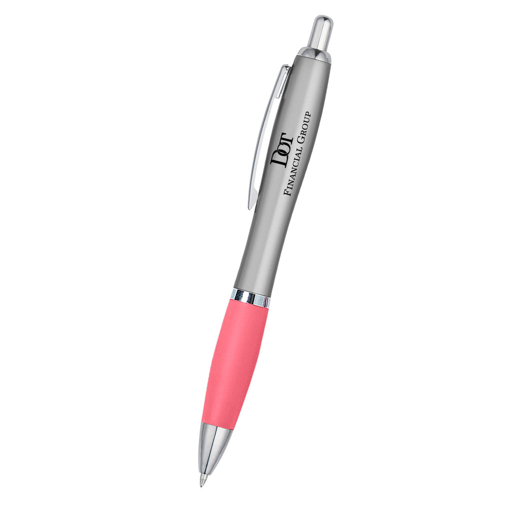 Satin Pen, Custom Printed Full Color - Silk Screen