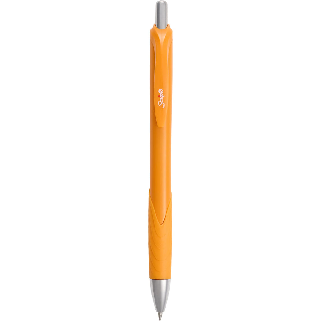 Scripto Tidal Gel Pen with Wave Grip Full Color - Orange - Clip