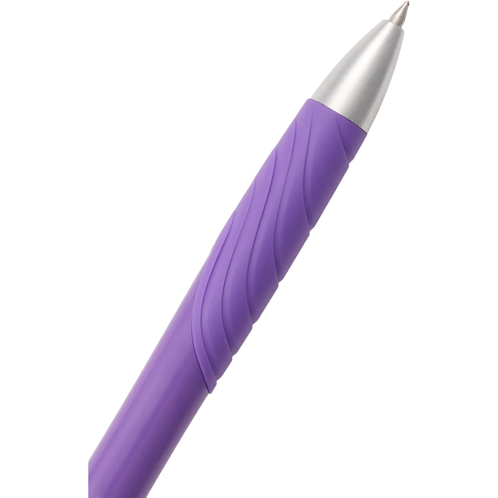 Scripto Tidal Gel Pen with Wave Grip Full Color - Purple - Detail 3
