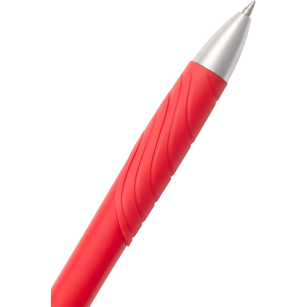 Scripto Tidal Gel Pen with Wave Grip Full Color - Red - Detail 3