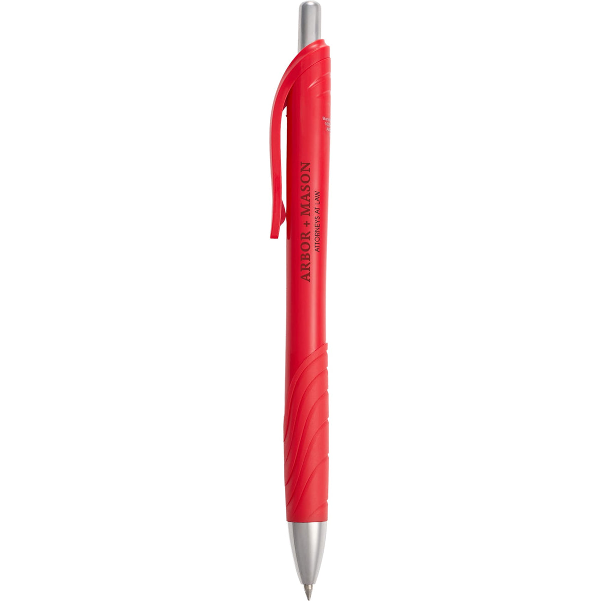 Scripto Tidal Gel Pen with Wave Grip Full Color - Red - Front
