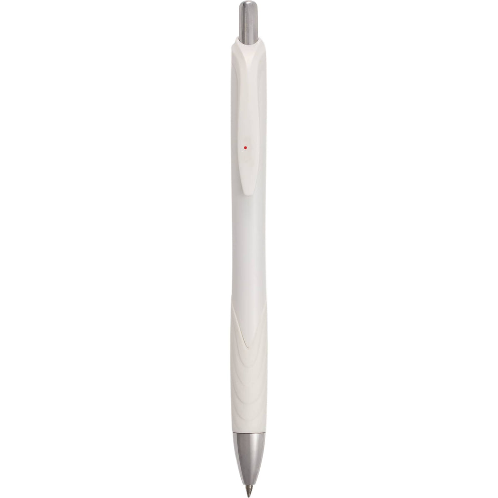 Scripto Tidal Gel Pen with Wave Grip Full Color - White - Clip