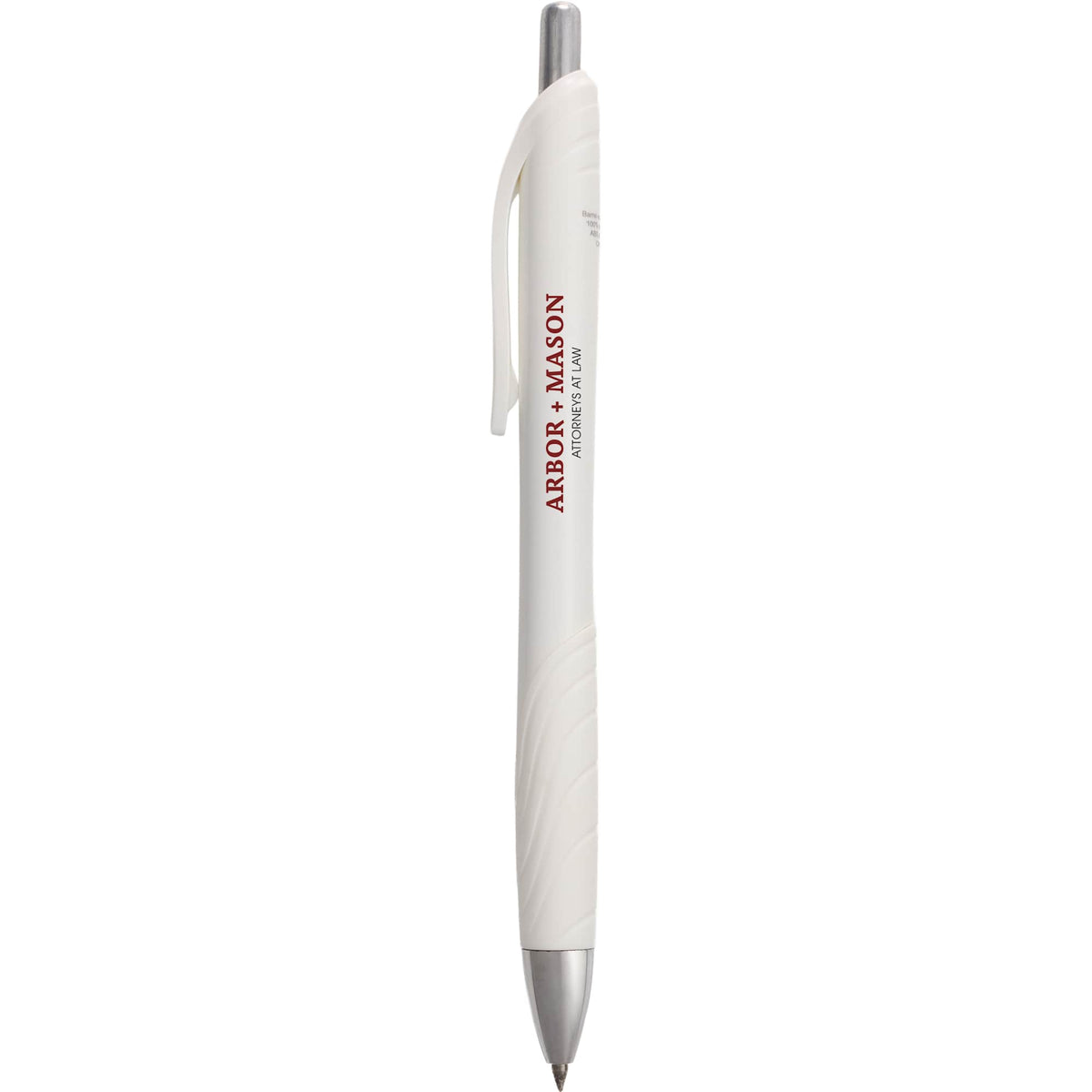 Scripto Tidal Gel Pen with Wave Grip Full Color - White - Front