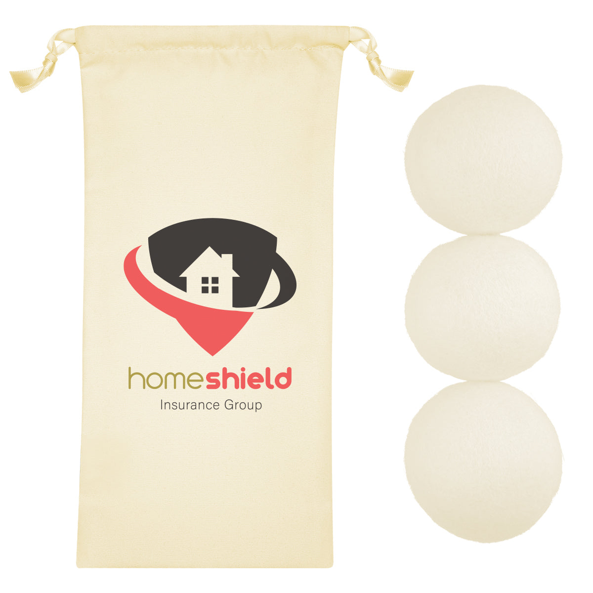 Set of Wool Dryer Balls - Natural - Colorbrite
