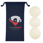 Set of Wool Dryer Balls - Navy - Colorbrite