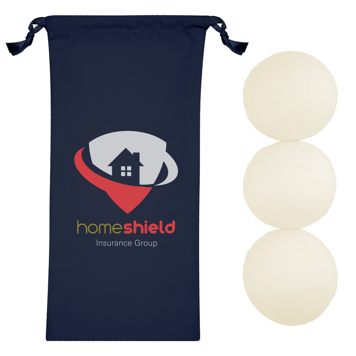 Set of Wool Dryer Balls - Navy - Colorbrite