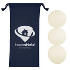 Set of Wool Dryer Balls - Navy - Silk Screen