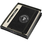 Sheaffer Notebook and Ballpoint Pen Gift Set, 5.5 x 8.5 Inches Debossing - Black - Photo