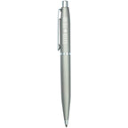 Sheaffer VFM Ballpoint Pen, Strobe Silver Laser Engraving - Silver - Front