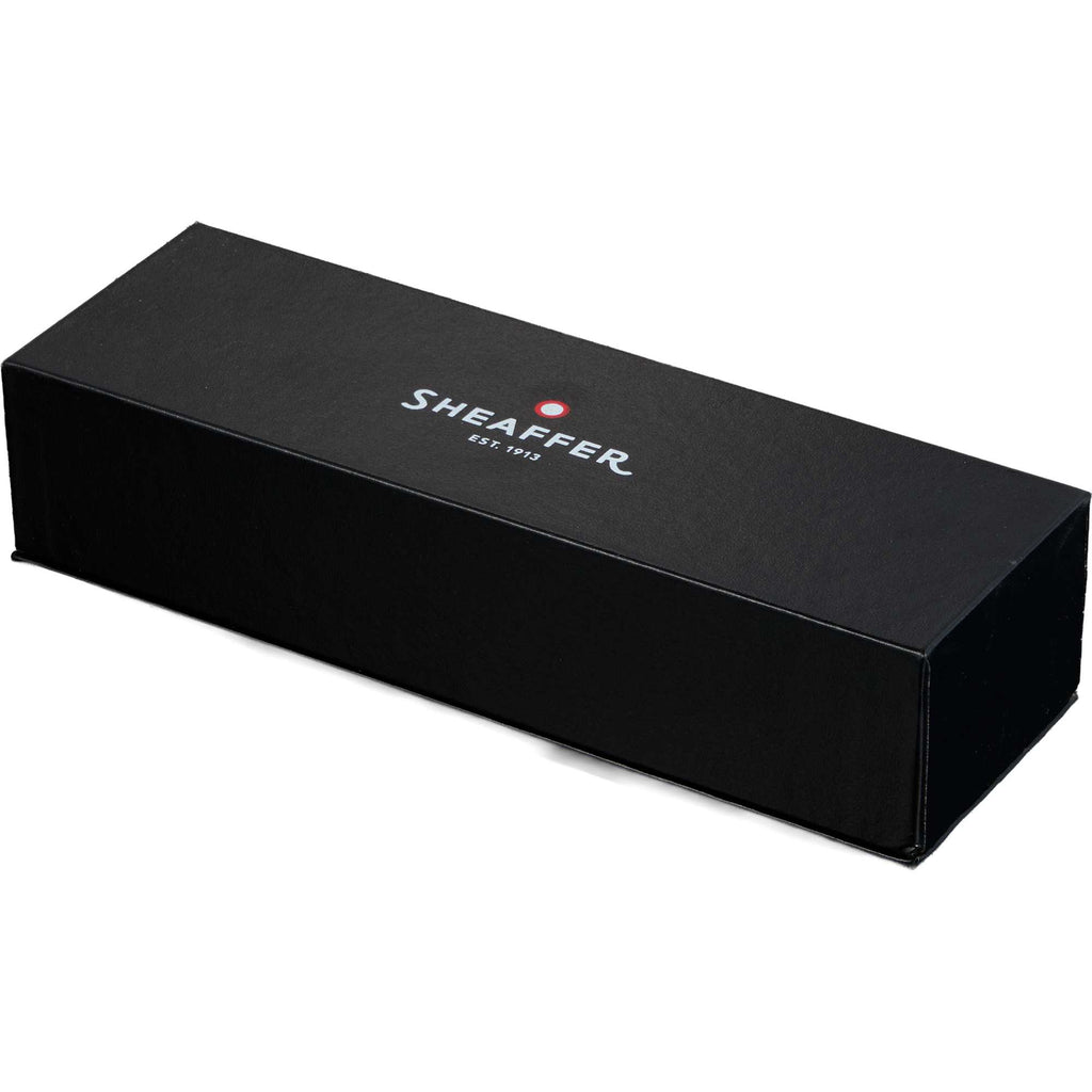 Sheaffer VFM Rollerball Pen in Strobe Silver Laser Engraving - Silver - Packaging 2