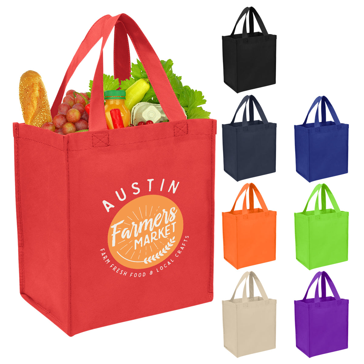 Shopping Tote Bag, Non-Woven - Non-Woven Shopping Tote Bag