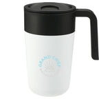 Sigrid Stainless Mug with Recycled Liner, 16 oz - White - Front