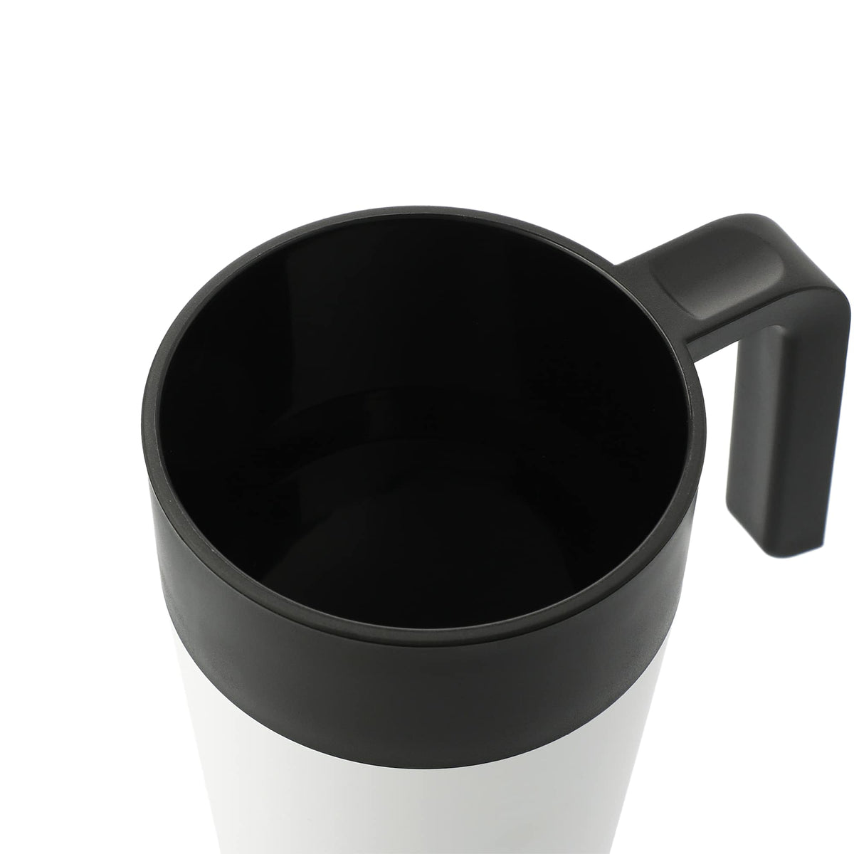 Sigrid Stainless Mug with Recycled Liner, 16 oz - White - Right Angle 2