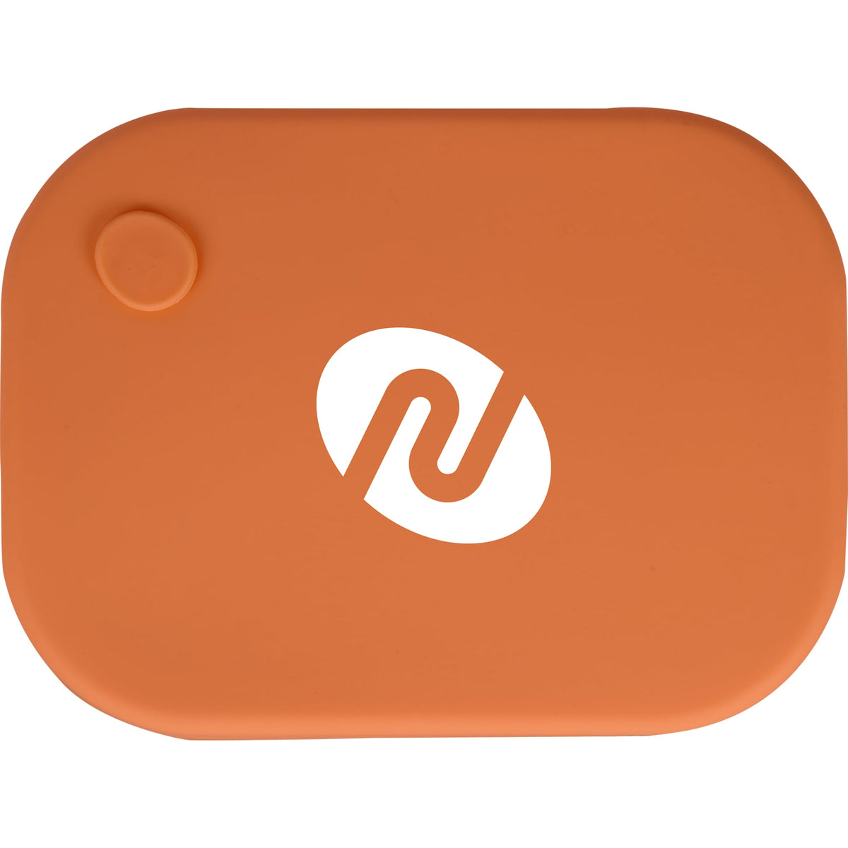 Silicone Bento Box with Four Compartments and Air Valve - Melon - Front