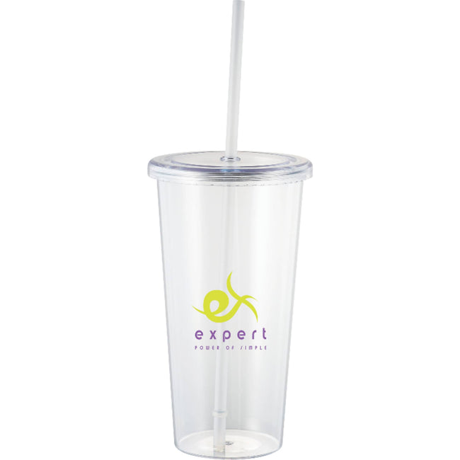 Sizzle Single Wall Tumbler with Twist Lid, 24 oz