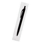 Sleek Write Rubberized Pen in Recycled ABS - Cellobag