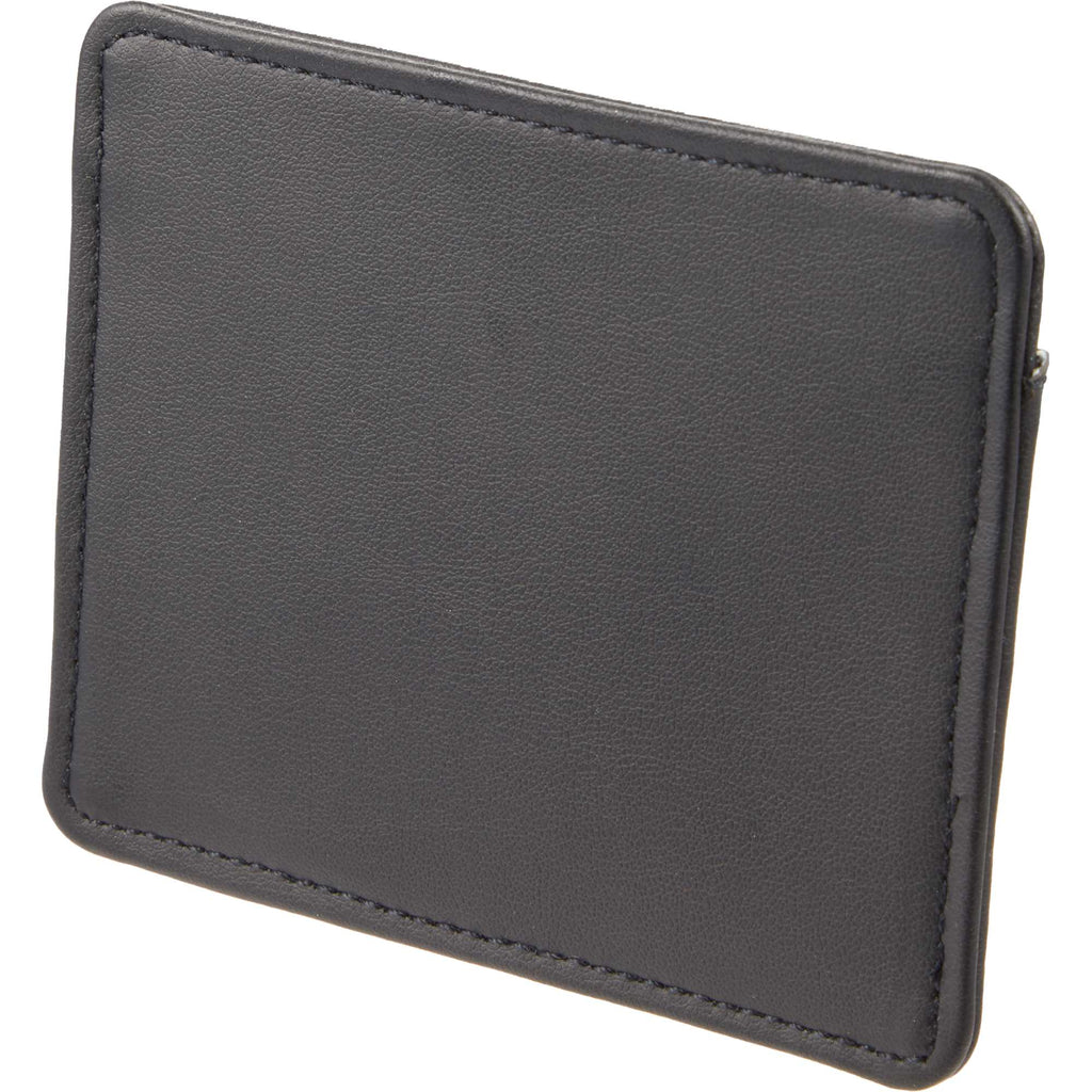Slim Card Wallet with AirTag Holder - Black - Left Angle