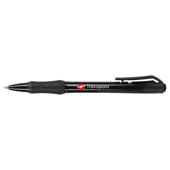 Slim Gel Pen in Recycled Plastic with Blue Ink