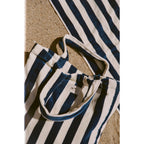 Slowtide Cabana Terry Beach Tote Embroidery - Blue - View 3
