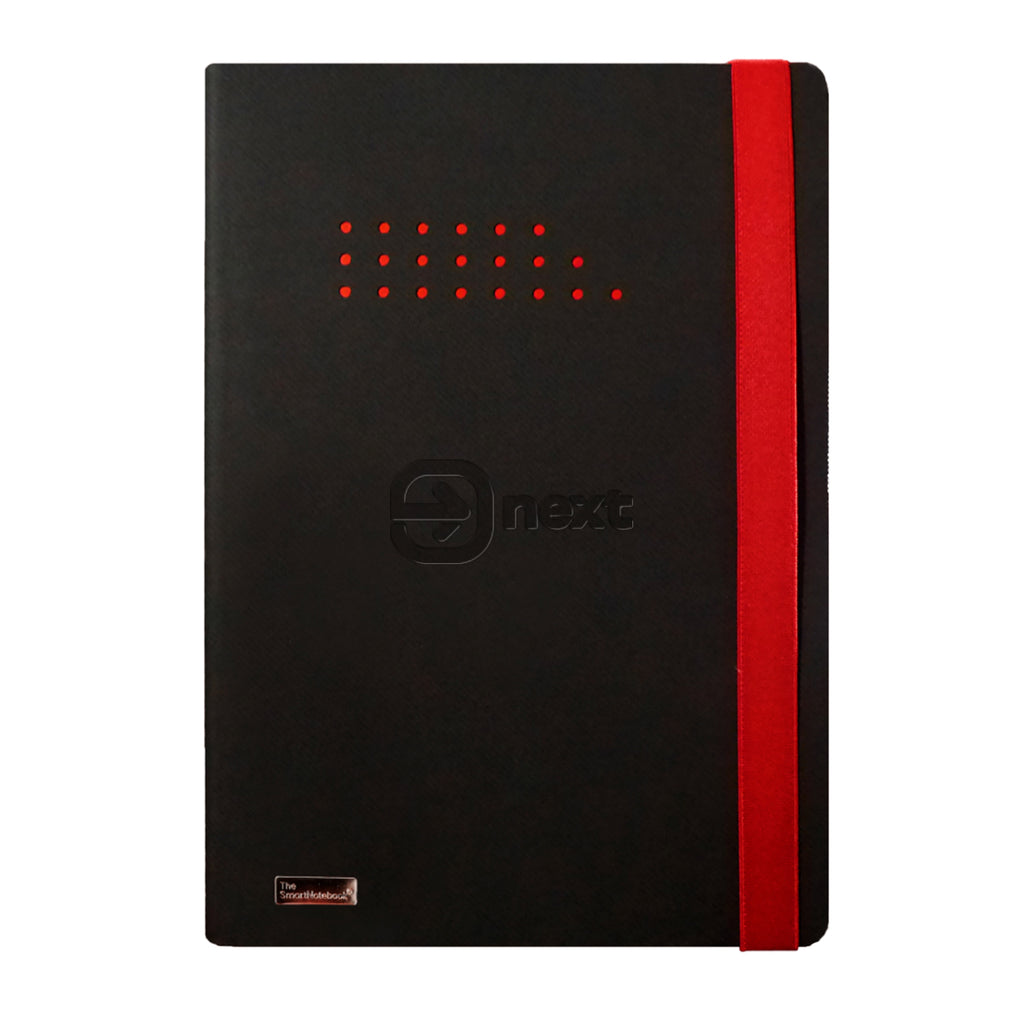 SmartNotebook, Smart Flex - Black With Red - Debossing