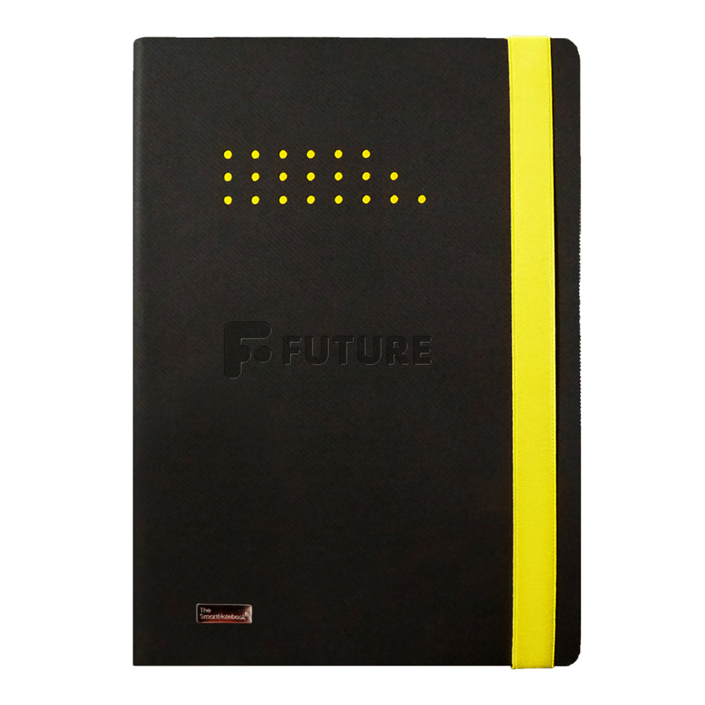 SmartNotebook, Smart Flex - Black With Yellow - Debossing