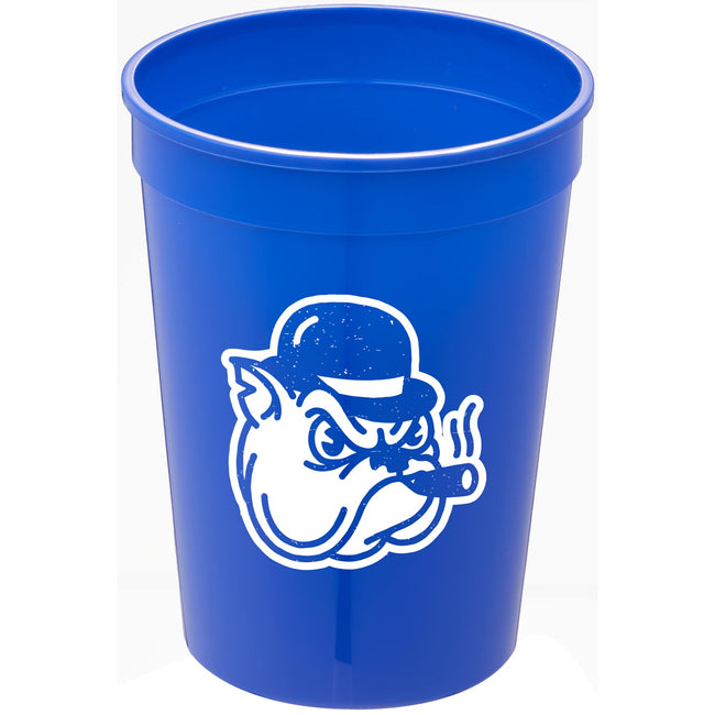 Smooth-Sided Plastic Stadium Cup, 12 oz