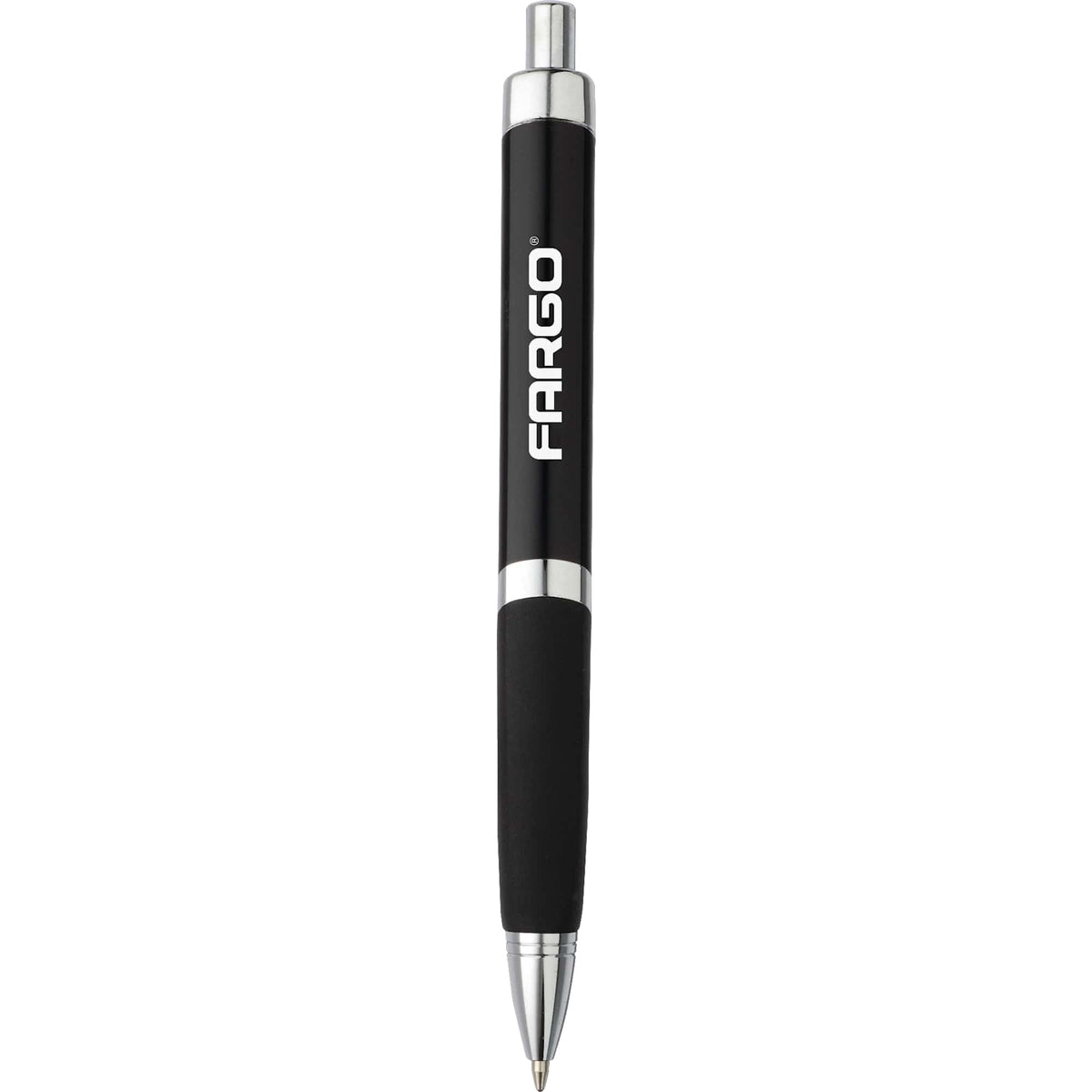 SoBe Triangular Ballpoint Pen with Chrome Trim - Black - Photo 3