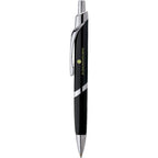 SoBe Triangular Ballpoint Pen with Chrome Trim - Black - Photo