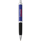 SoBe Triangular Ballpoint Pen with Chrome Trim - Blue w/Silver Trim - Photo 2