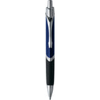 SoBe Triangular Ballpoint Pen with Chrome Trim - Blue w/Silver Trim - Photo 3