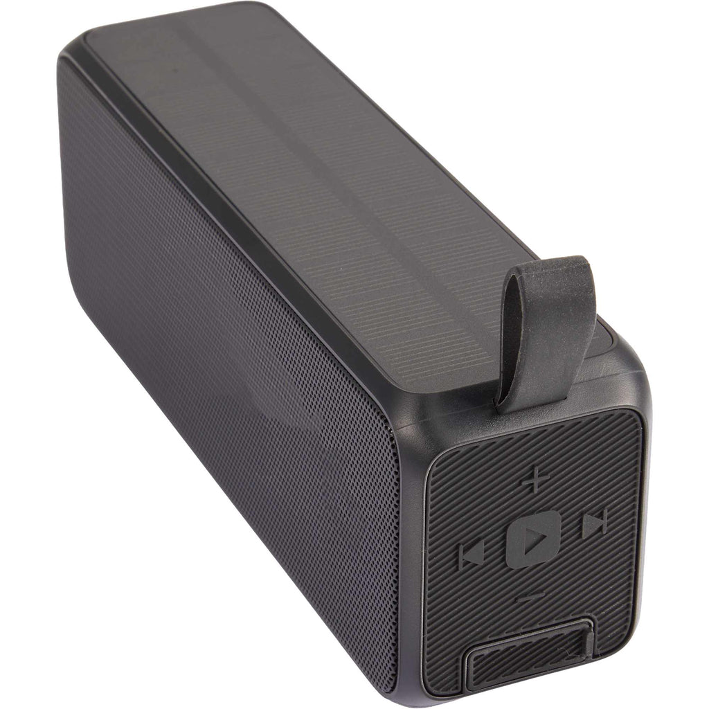 Solar Sound Outdoor Speaker with Solar Panel, 5W Full Color - Black - Detail 2
