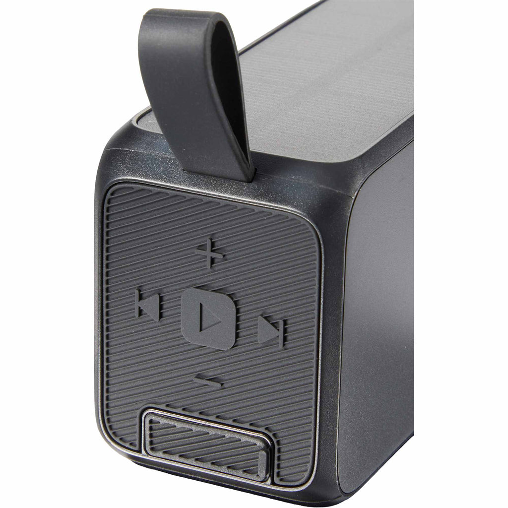 Solar Sound Outdoor Speaker with Solar Panel, 5W Full Color - Black - Detail