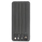 Solekick Magnetic Wireless Power Bank, 10,000 mAh 15W Full Color - Dark Gray - Back