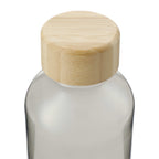 Sona Recycled PET Bottle with Bamboo Lid, 22 oz - Smoke - Front 2