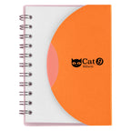 Spiral Notebook, Mini - Orange - Silk Screen